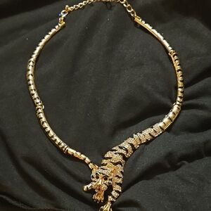 Gold Tiger Necklace
